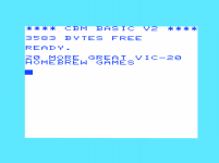 20 MORE great Vic-20 homebrew games